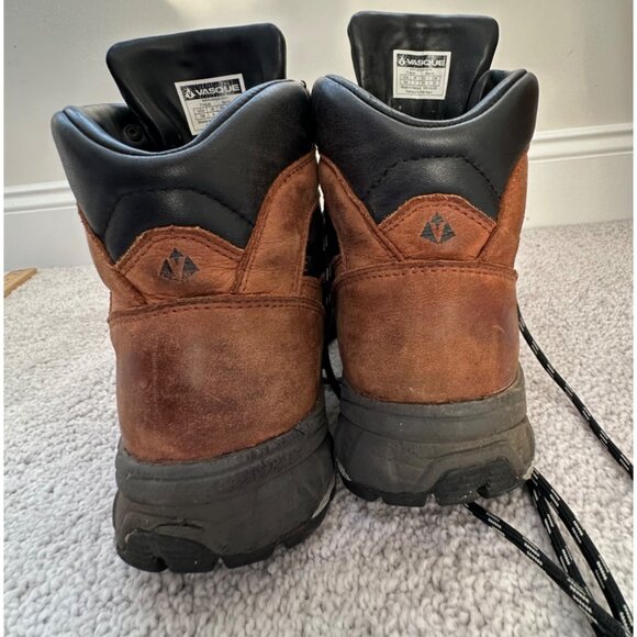 Vasque Vibram Mens Hiking Boots Size 7M Brown/Black Leather Lace Up 716M - Picture 7 of 13